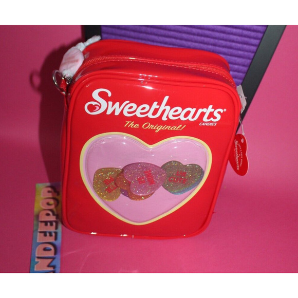 Bath & Body Works Sweethearts Candy Collaboration Crossbody Red Handbag - Picture 2 of 7